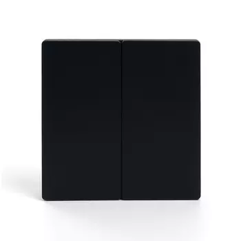 Выключатель двухклавишный беспроводной Feron Smart черный TM82 41723 /41723