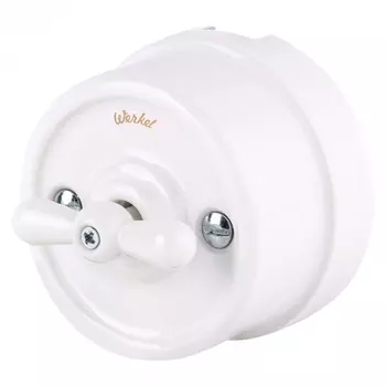 Выключатель на 4 положения двухклавишный Retro белый WL18-01-05 4690389100581