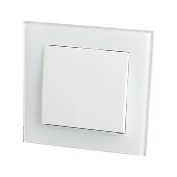 Выключатель одноклавишный Feron Stekker Катрин белый GLS10-7003-01 39164 /39164