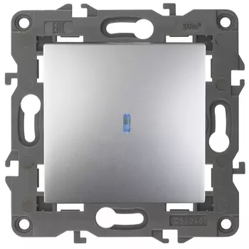 Выключатель одноклавишный с подсветкой ЭРА Elegance 10AX 250V 14-1102-03