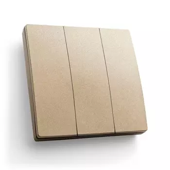 Выключатель трехклавишный беспроводной Feron Smart золото TM83 41727 /41727