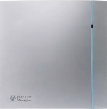 Вытяжной вентилятор Soler&Palau Silent 200 CRZ Design-3C silver 4 сменных полоски 200 CRZ SILVER DESIGN-3C