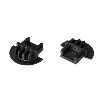 Заглушка Arlight Mic-F чёрная глухая 030795 /030795