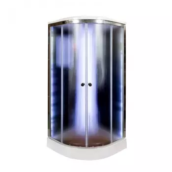 Закрытая душевая кабина Deto B01 S LED BLACK B01SLEDBLACK