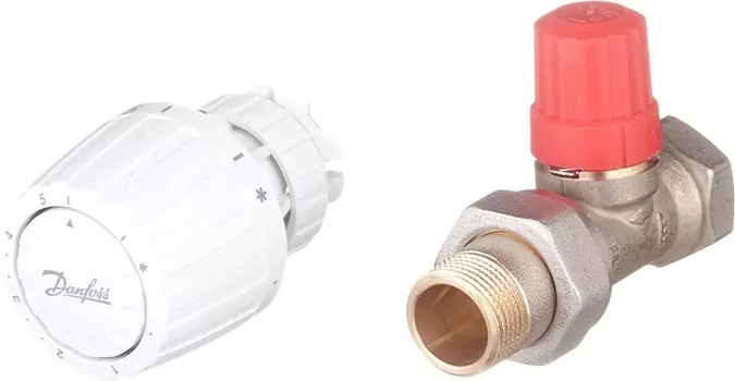 Запорный вентиль Danfoss 013G2236 3/4 с термостатом, прямой, для двухтрубной системы