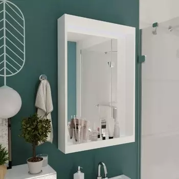 Зеркало 1MarKa Aris 60 белый глянец У83226