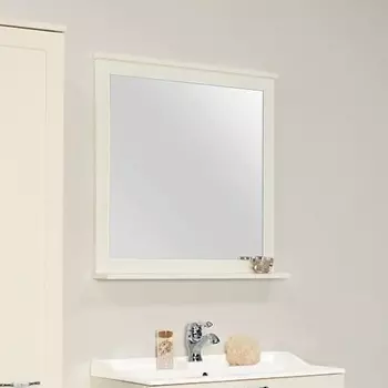 Зеркало Акватон Леон 80 дуб белый 1A186402LBPS0