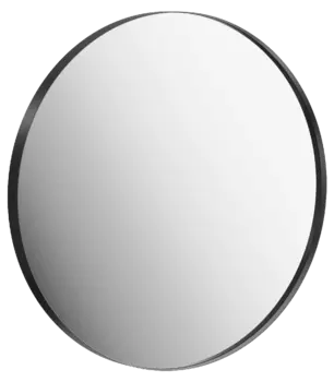 Зеркало Aqwella Fargo черное, 80 см RM0208BLK
