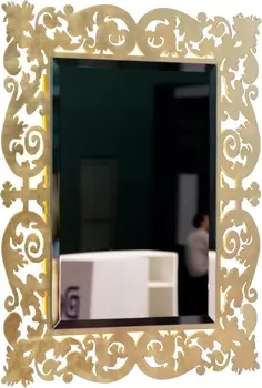Зеркало Armadi Art Caprice 80 золото, с подсветкой /553