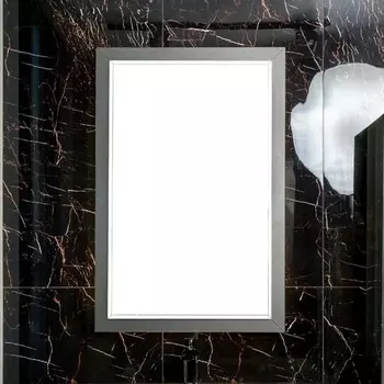 Зеркало Armadi Art Lucido 70x105 глянцевый графит, с подсветкой 567-GR