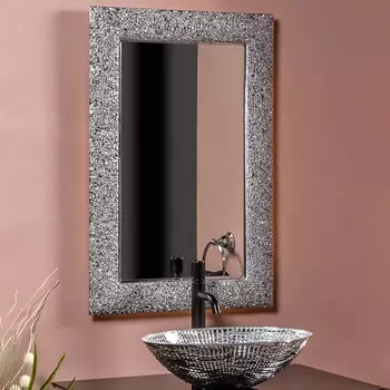 Зеркало Armadi Art NeoArt Aura 60 серебро с подсветкой /538