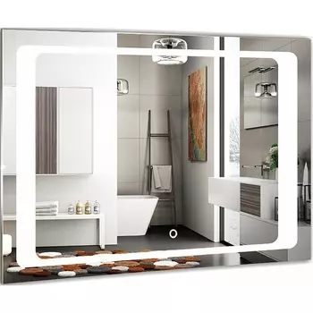 Зеркало Azario Фортуна ФР-00000947 80х60 с подсветкой с сенсорным выключателем