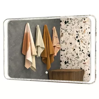 Зеркало Azario Luigi CS00071917 100х80 с подсветкой с сенсорным выключателем