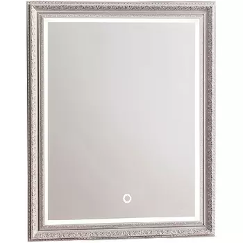 Зеркало Azario Марсель ФР-00000910 63х79 с подсветкой с сенсорным выключателем, серебро