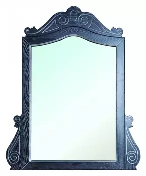 Зеркало Bellezza Аврора 115 черное патина серебро 4617837620040