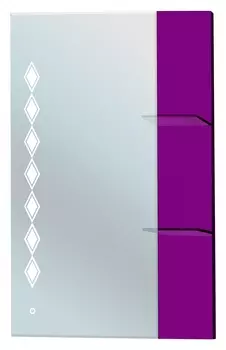 Зеркало Bellezza Глория 65 фиолетовое 4638510040412