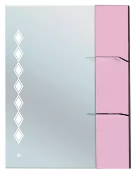 Зеркало Bellezza Глория 90 розовое 4638515040097