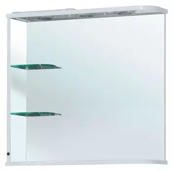 Зеркало Bellezza Рио 70 L белое 4613611062013