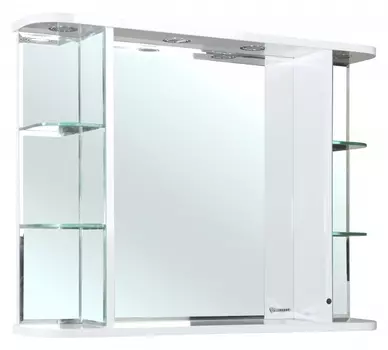 Зеркало Bellezza Рио 90 белое 4613615060015