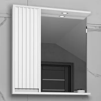 Зеркало Brevita Balaton 80 L, белое BAL-04080-01-01Л