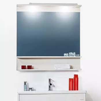 Зеркало Бриклаер Чили 90 светлая лиственница С, с подсветкой 4627125414961