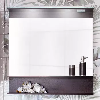 Зеркало Бриклаер Чили 90 венге С, с подсветкой 4627125415074