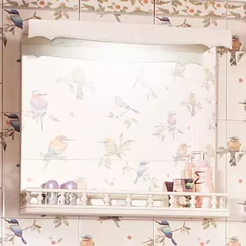 Зеркало Бриклаер Кантри 85 бежевый дуб 4627125413612