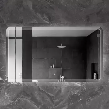 Зеркало Cezares Duet 140х80, с подсветкой CZR-SPC-DUET-1400-800-LED-TCH