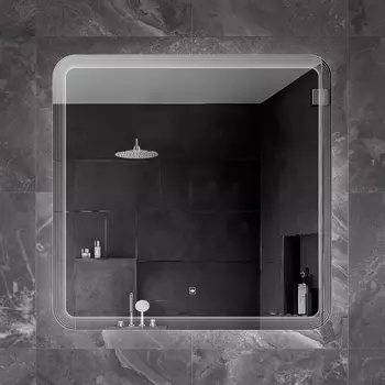 Зеркало Cezares Duet 80х80, с подсветкой CZR-SPC-DUET-800-800-LED-TCH