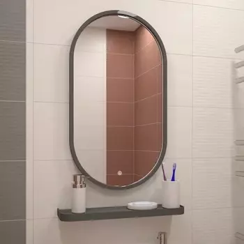 Зеркало CONTINENT Prime 45х80, с подсветкой ЗЛП1079