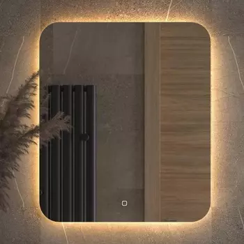 Зеркало Defesto Opti DF 2816S 60х70 с LED-подсветкой, 3000К, сенсорный выключатель