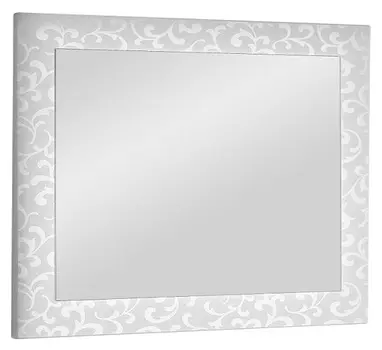Зеркало Dreja Ornament 120 белое /59098