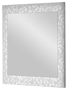 Зеркало Dreja Ornament 75 белое /76880