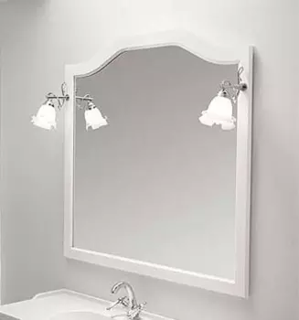 Зеркало Eban Sagomata 96 белое FCRSG096-BP bi perlato