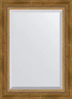 Зеркало Evoform Exclusive BY 3380 53x73 см состаренная бронза с плетением