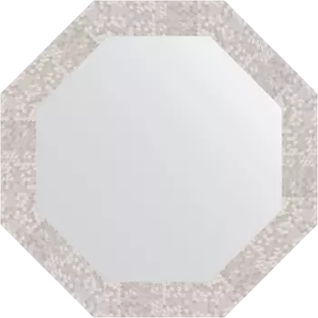 Зеркало Evoform Octagon BY 3746 63 соты алюминий, в багетной раме