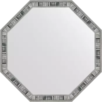 Зеркало Evoform Octagon BY 7413 69х69 состаренное дерево, в багетной раме