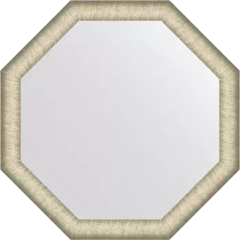 Зеркало Evoform Octagon BY 7423 70х70 брашированное серебро, в багетной раме