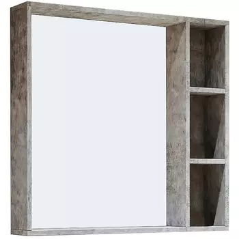 Зеркало Grossman Фалькон 80х80 208003 бетон