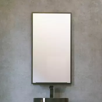 Зеркало Jorno Steal 50, с полкой Ste.02.50/Pl/B