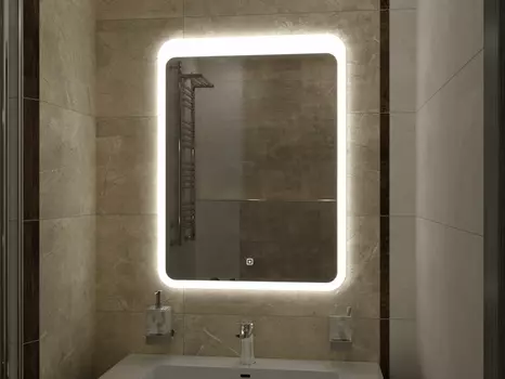 Зеркало Континент Lacio LED 60х80 с подсветкой ЗЛП509