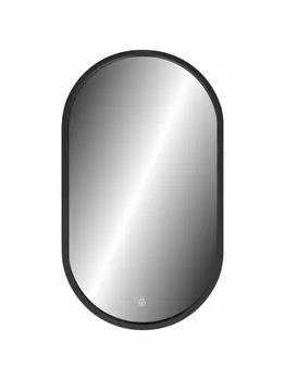 Зеркало Континент Prime Black LED 45х80 с подсветкой ЗЛП2199