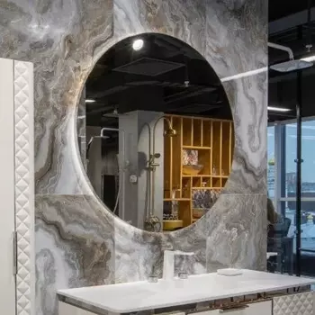 Зеркало круглое Armadi Art Vallessi 100 см, с подсветкой 545-100