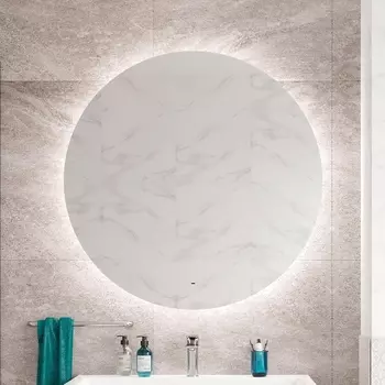 Зеркало круглое Art&Max Sanremo 100 с подсветкой AM-San-1000-DS-F