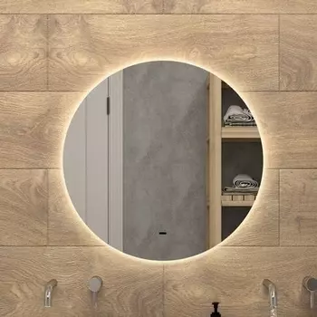 Зеркало круглое Art&Max Sanremo 65 с теплой подсветкой AM-San-645-DS-C