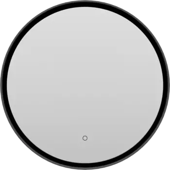 Зеркало круглое Brevita Pluto 60 черное PLU-Nim6-060-black