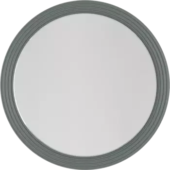 Зеркало круглое La Fenice Terra 65 серое матовое FNC-02-TER-G-65