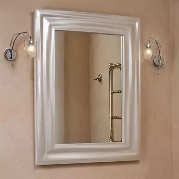 Зеркало La Beaute Classic Holly/Nicole перламутр бежевый глянец SHO76100LMBL