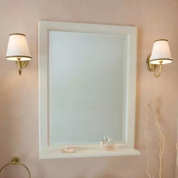 Зеркало La Beaute Classic Michel 76 слоновая кость матовый SPEC174AVO