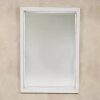 Зеркало La Beaute Classic Vivien 60 белый с патиной SPEC163LBP